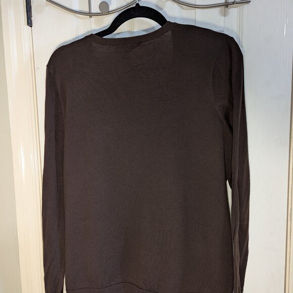 Lauren by Ralph Lauren Women's Cardigan Sz. 1x Brown - Picture 12 of 12